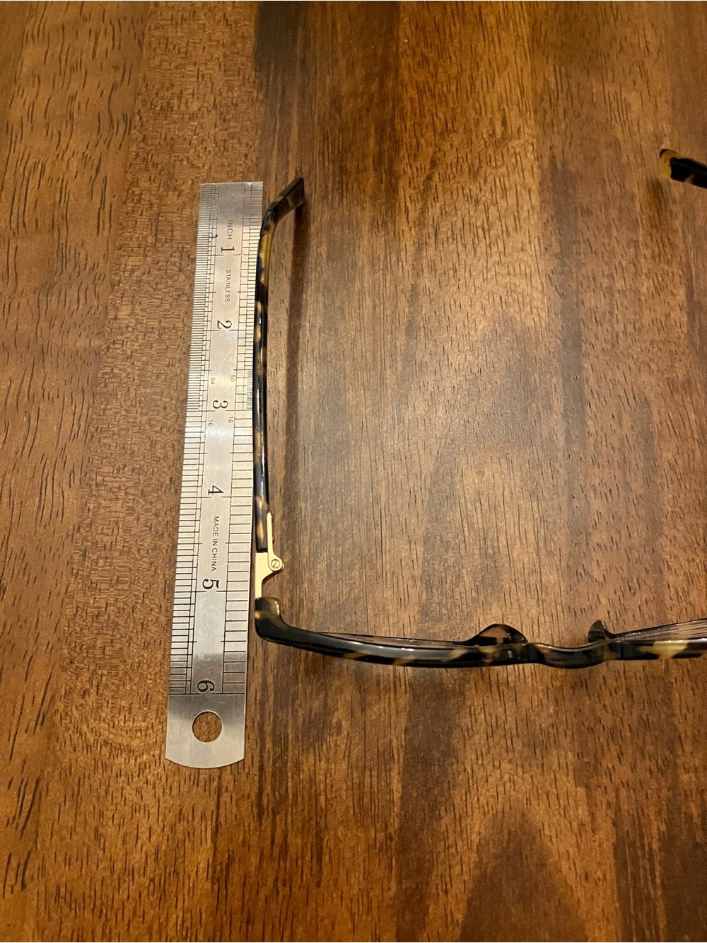 Warby Parker Percey in Violet Magnolia with Shiny Gold Endcaps - Picture 8 of 9